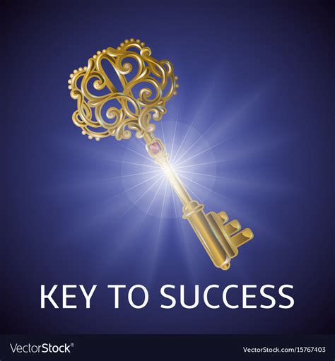 Key To Success Background Royalty Free Vector Image