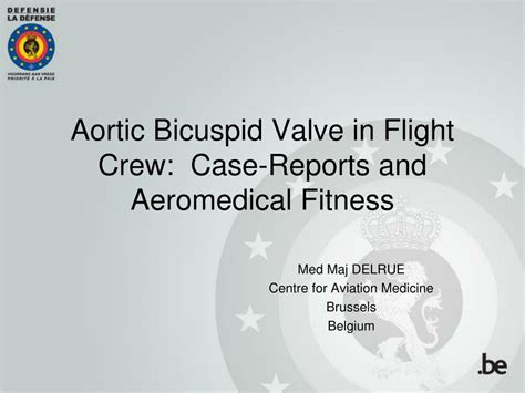 Ppt Aortic Bicuspid Valve In Flight Crew Case Reports And Aeromedical Fitness Powerpoint