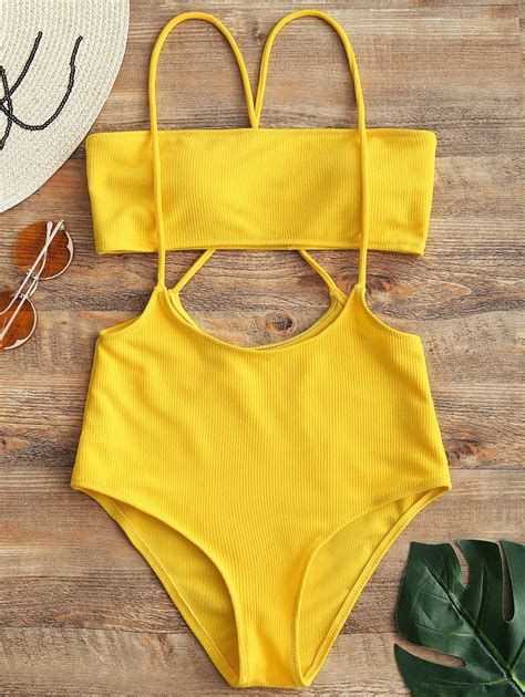 2018 New Swimwear Women Swimsuit Female Sling Bandeau Bikini Set