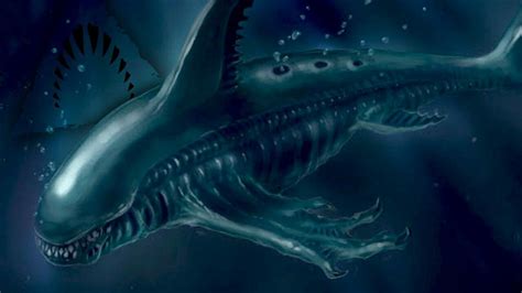 Xenomorph Shark Alien Creatures Mythical Creatures Art Magical