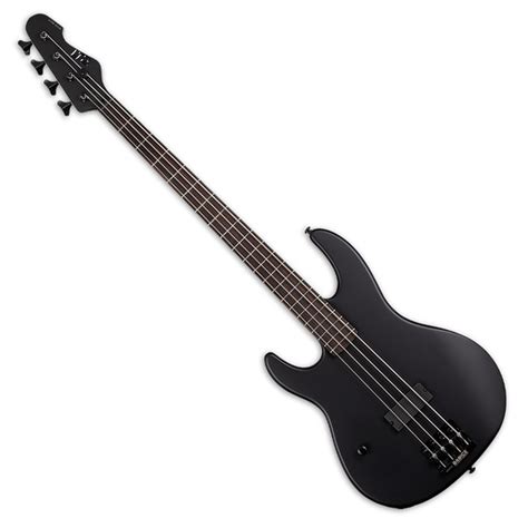 Esp Ltd Ap 4 Black Metal Bass Left Handed Black Satin At Gear4music