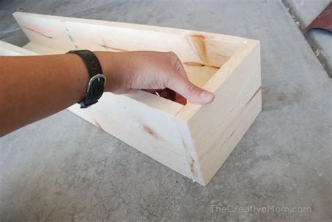 Assemble Wood Box The Creative Mom
