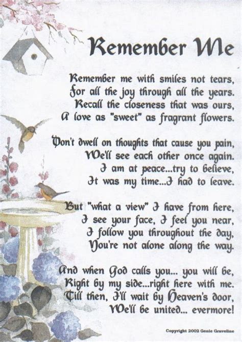 14 Best Religious Funeral Poems Images On Pinterest Funeral Poems