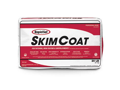Rapid Set Skim Coat - Galaxy Building Supply Corp.