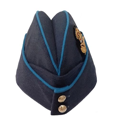 Royal Air Force Raf Side Cap Hat Ww2 Style Hat Kings Crown Etsy