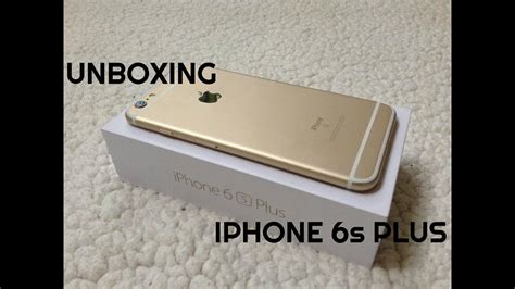Apple Unboxing Iphone 6s Plus Gold Youtube