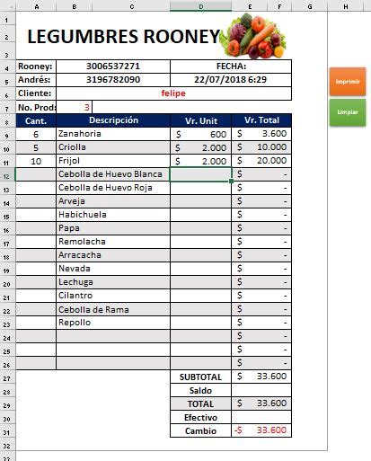 Factura De Venta En Excel Sample Excel Templates