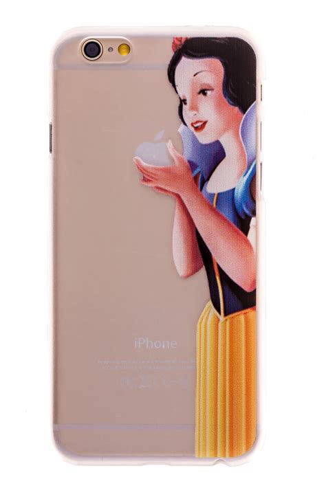 Snow White Transparent Back Cover Case For Iphone 6 Disney Phone