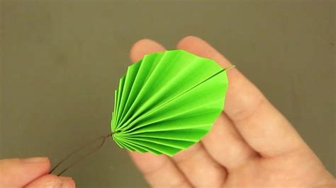 Origami For Cards Origami Leaves Youtube