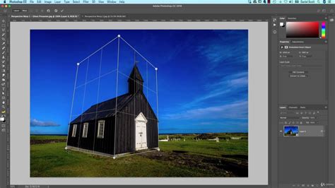 How To Change The Perspective In Photoshop Perspective Warp Youtube
