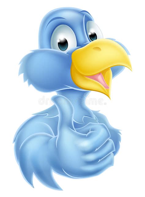 Cartoon Bluebird Mascot Stock Vector Image Of Character