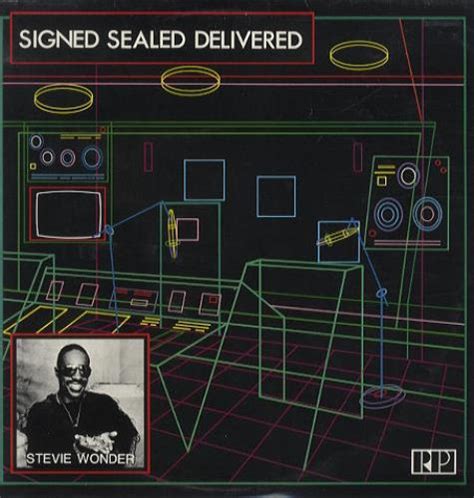 Stevie Wonder Signed Sealed Delivered Uk Vinyl Lp Album Lp Record