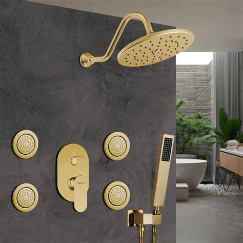Get free shipping on qualified shower heads or buy online pick up in store today in the bath department. Shop Bravat Wall Mounted Shower Head And Hand Held Shower ...
