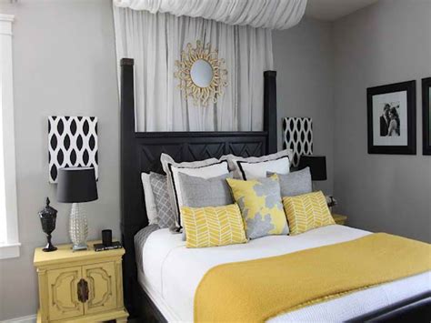 Yellow And Gray Bedroom Decorating Ideas Grey Bedroom Design Yellow