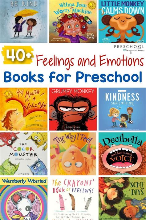 40 Books About Feelings For Preschoolers Social Emotional Learning