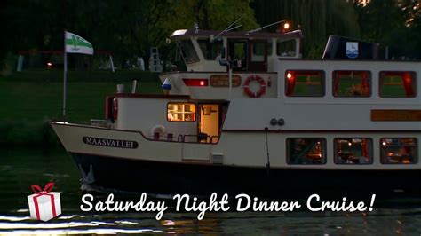 This dinner set menu is at 21€/person. Saturday Night Dinner Cruise | SurpriseFactory.com - YouTube