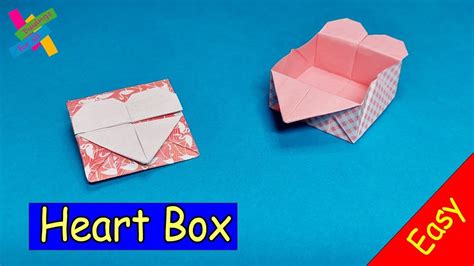 Origami Heart Box How To Make Paper Heart Box Diy Easy Fold