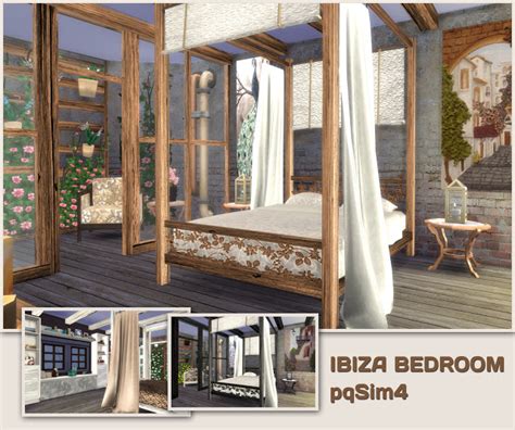 Contenido Personalizado Para Sims 4 Dormitorio Ibiza Para Sims 4