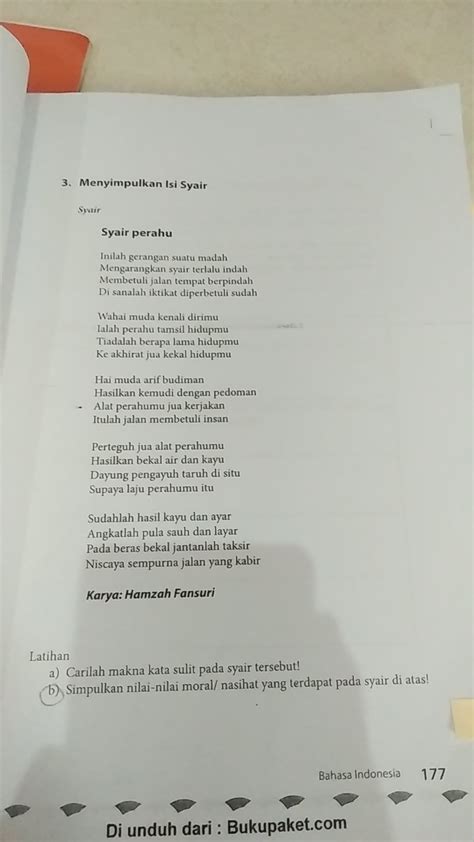 Pantun nasihat berguna untuk memberi ajaran baik dan teguran. Contoh Puisi Sahabat 4 Bait
