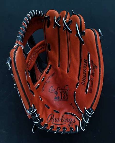 Cal Ripken Jr Rawlings Rbg2131r Front Rawlings Baseball Glove