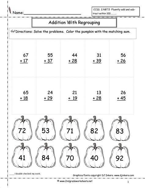 Free 2nd Grade Math Numbers Worksheets