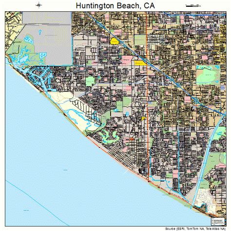 Zip Code Map Huntington Beach Ca Map Of World