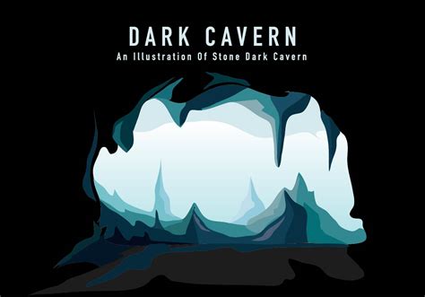 Dark Cavern Illustration 152332 Vector Art At Vecteezy