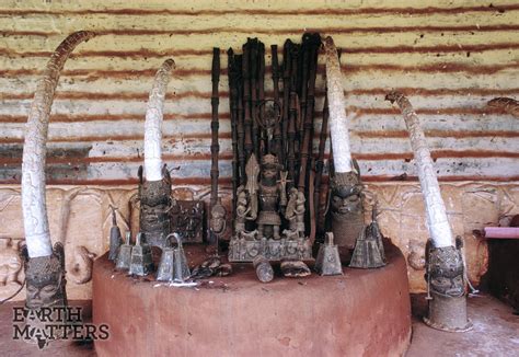 From The Archives Ancestral Altar Dedicated To Oba Ovonramwen In The