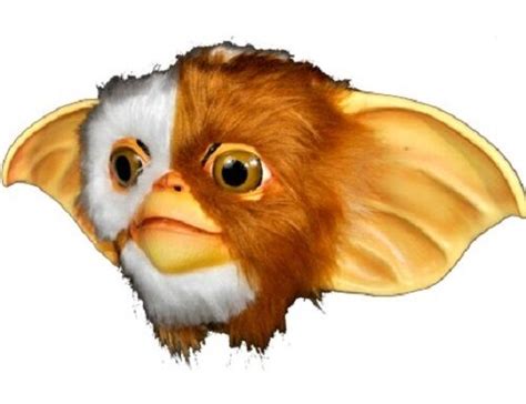 Gremlins Gizmo Mask The Gremlin Adult Latex With Hair Attached Movie