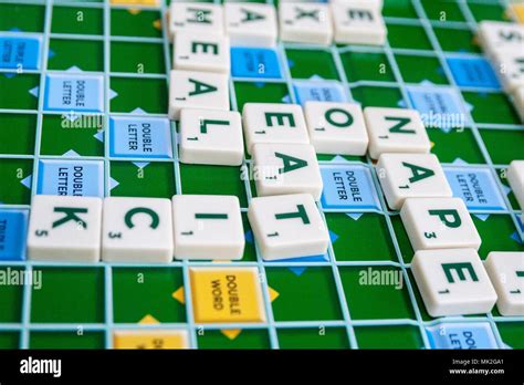 Scrabble Board Game Hi Res Stock Photography And Images Alamy