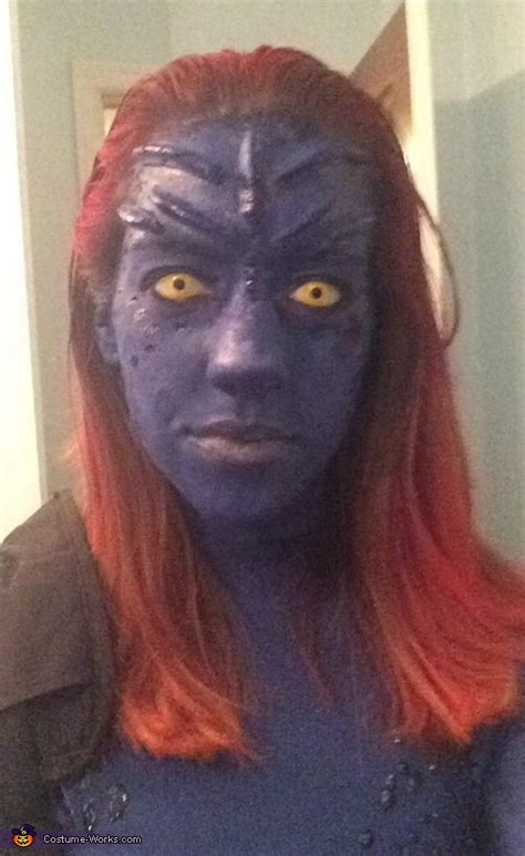 Well done on it being handmade. Mystique Costume DIY | DIY Costumes Under $45