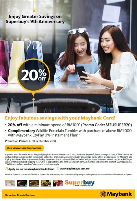 Collect rm15 voucher from tuesday to. Superbuy Promotion with your Maybank cards - Best-Credit ...