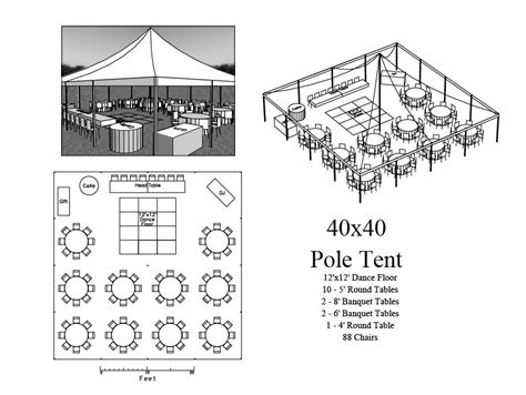 Tent Wedding Reception Floor Plans The Wedding