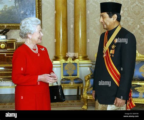 Britains Queen Elizabeth Ii Receives Excellency Ambassador Indonesia Hi