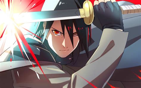 Download Wallpapers Naruto Uchiha Sasuke Art Japanese Anime