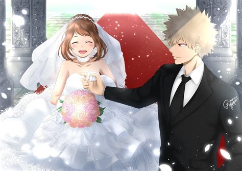 Bakugou And Uraraka Getting Married By Ptyyuyan Rbokunoshipacademia