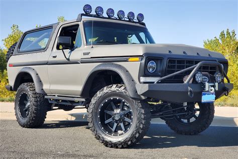 Modified 1978 Ford Bronco 4 Speed For Sale On Bat Auctions Sold For