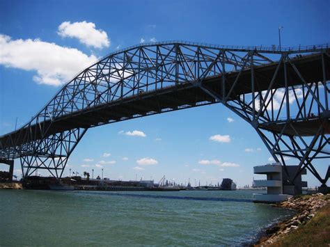 Corpus christi, texas, united states. Corpus Christi Harbor Bridge (Corpus Christi, 1959 ...