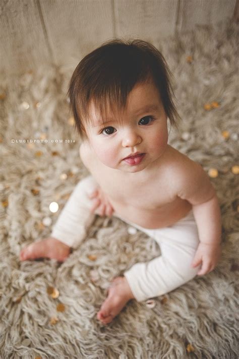 Baby Maisie At 8 And Half Months Old A Valentines Day Shoot