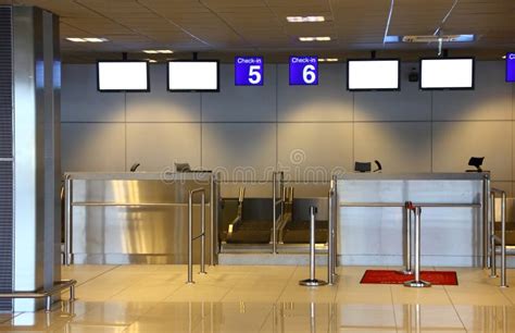 Modern Interior Of Airport Terminal Stock Photography Image 25374962