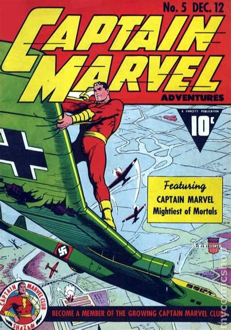 Captain Marvel Adventures 1941 1953 Fawcett Comic Books