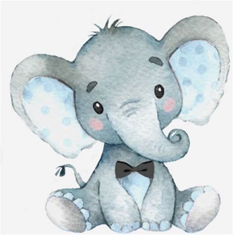 Imagenes De Elefantes Animados Para Baby Shower Niño Hábitos De Niños