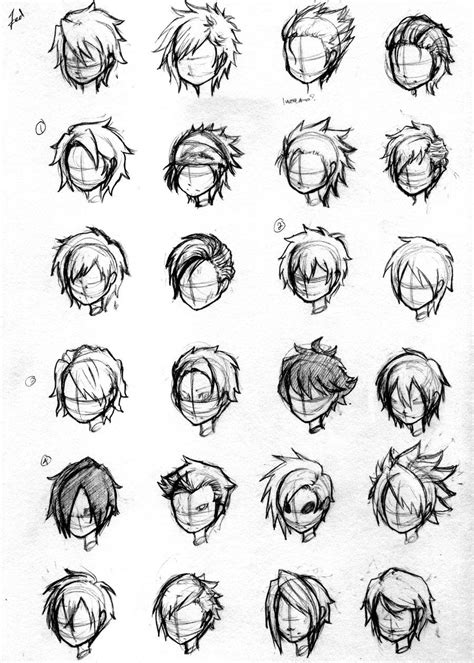 Character Hair Concepts By Noveliaproductions On Deviantart Desenho