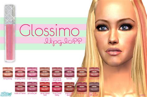 The Sims Resource Glossimo Lipgloss