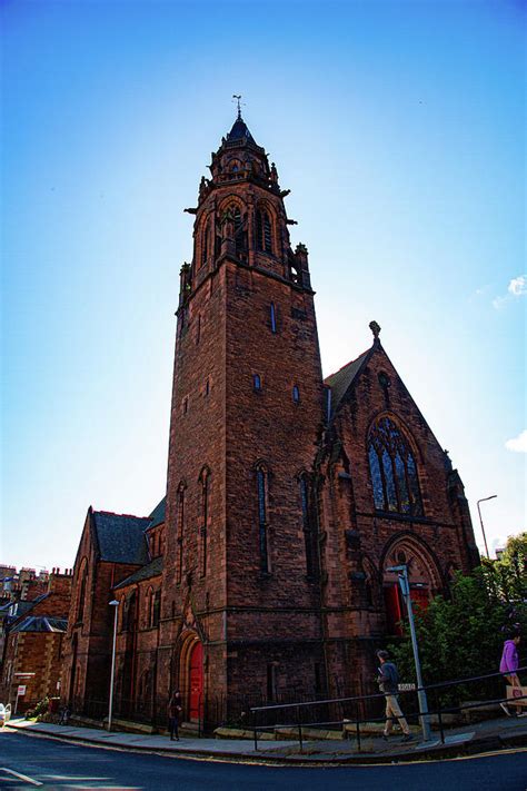 Gothic Red Brick Church With Bay Windows Converted Into A Hostel