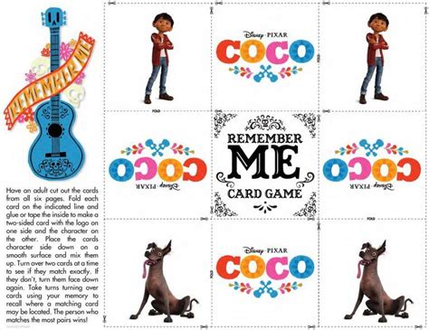 22 Disney Pixar Coco Free Printable Coloring And Activity Sheets