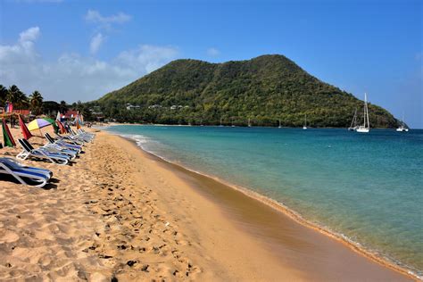 Reduit Beach At Rodney Bay Village Saint Lucia Encircle Photos