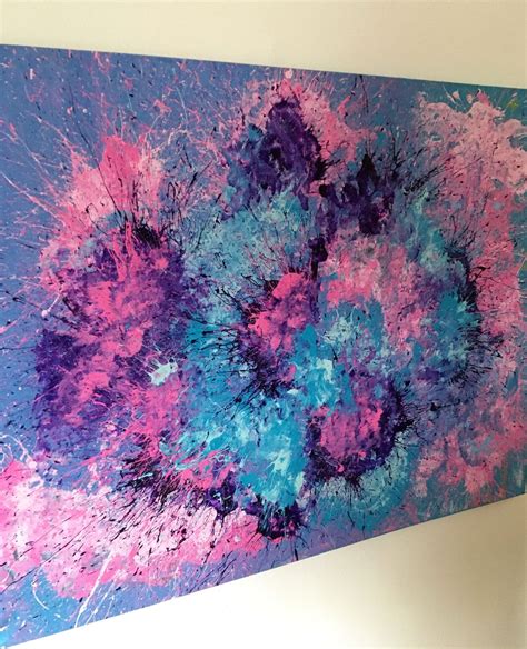 Gallery Photo Pastel Painting Pink Abstract Painting