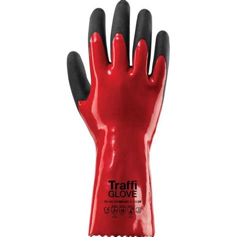 Traffiglove Tg1080 Chemic Cut Level 1 Chemical Resistant Gloves