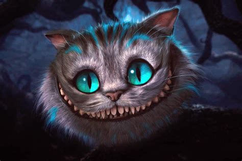 The Grin Of The Cheshire Cat Grinsekatze Grinsekatze Tim Burton